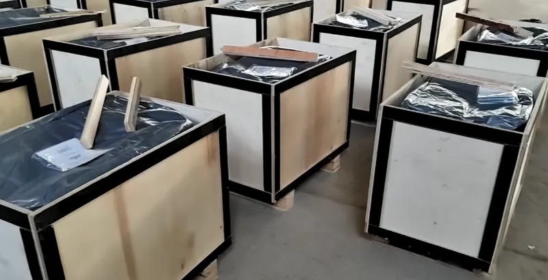 Vận chuyển ! Máy Shunhang vận chuyển hơn 100 máy đầm tấm xăng đến Janpan